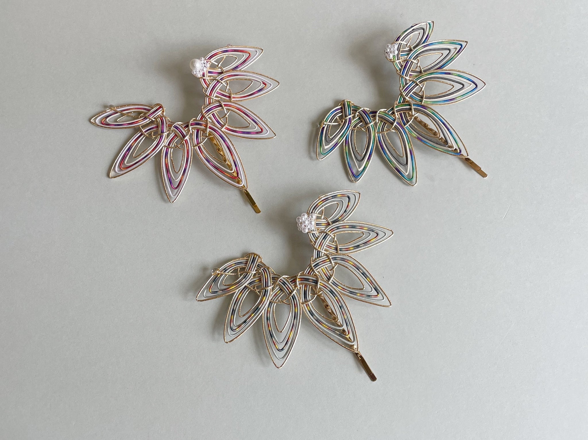 206   水引アクセサリー　ブローチ　松結び　new 206 水引アクセサリー ブローチ 松結び new TOKYO MIZUHIKI Original