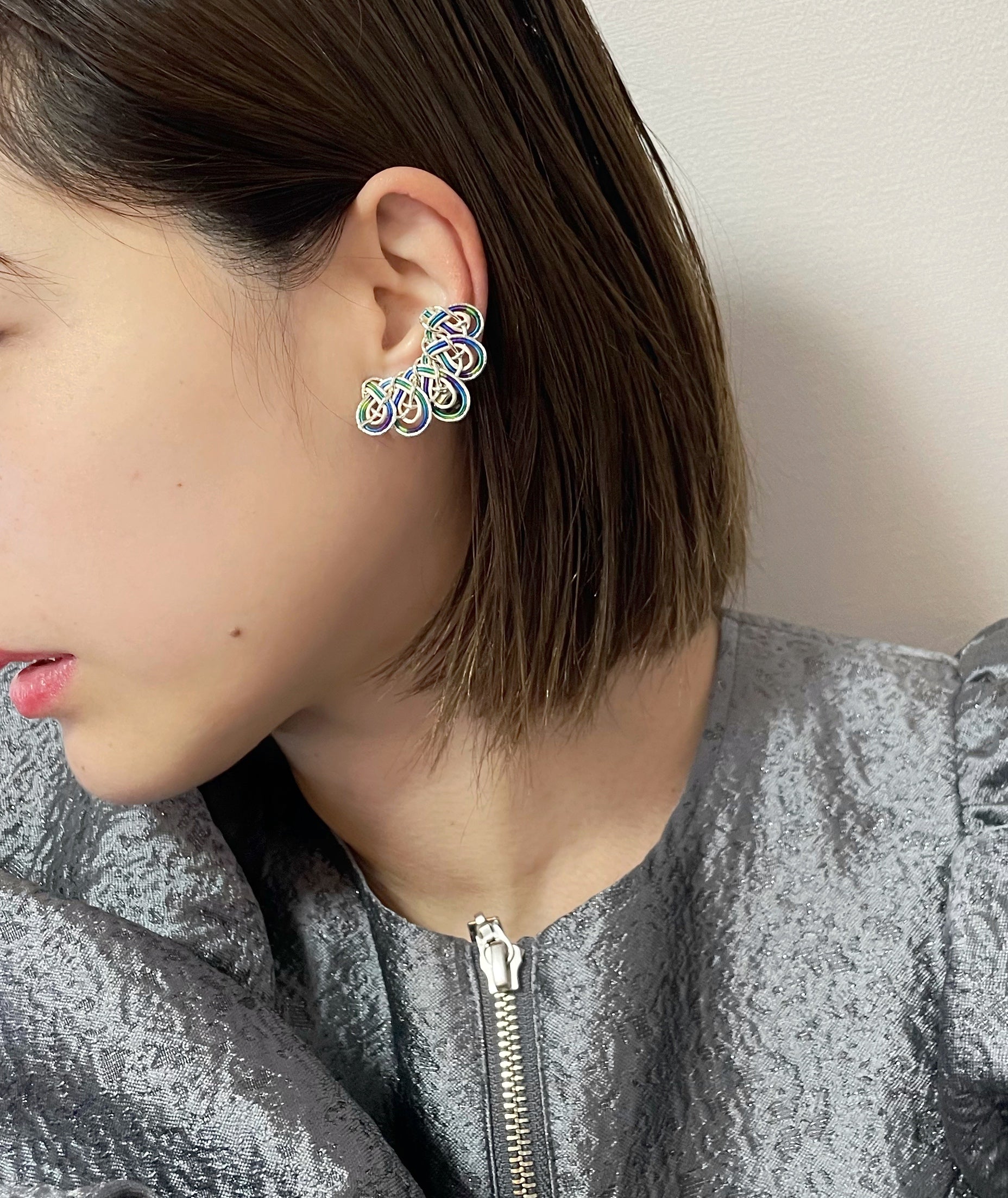 ear cuff-hane (maru)｜イヤーカフ｜TOKYO MIZUHIKI Origina – TOKYO