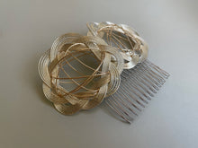 画像をギャラリービューアに読み込む, hair accessory-double flower｜髪飾り｜TOKYO MIZUHIKI by Emi

