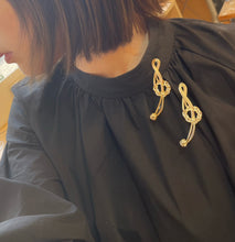 画像をギャラリービューアに読み込む, Violinschlüssel ｜水引ブローチ
