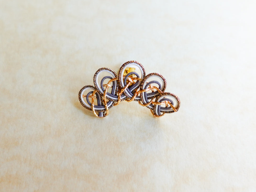 ear cuff hane autumn_101-103｜羽根イヤーカフ｜TOKYO MIZUHIKI Original