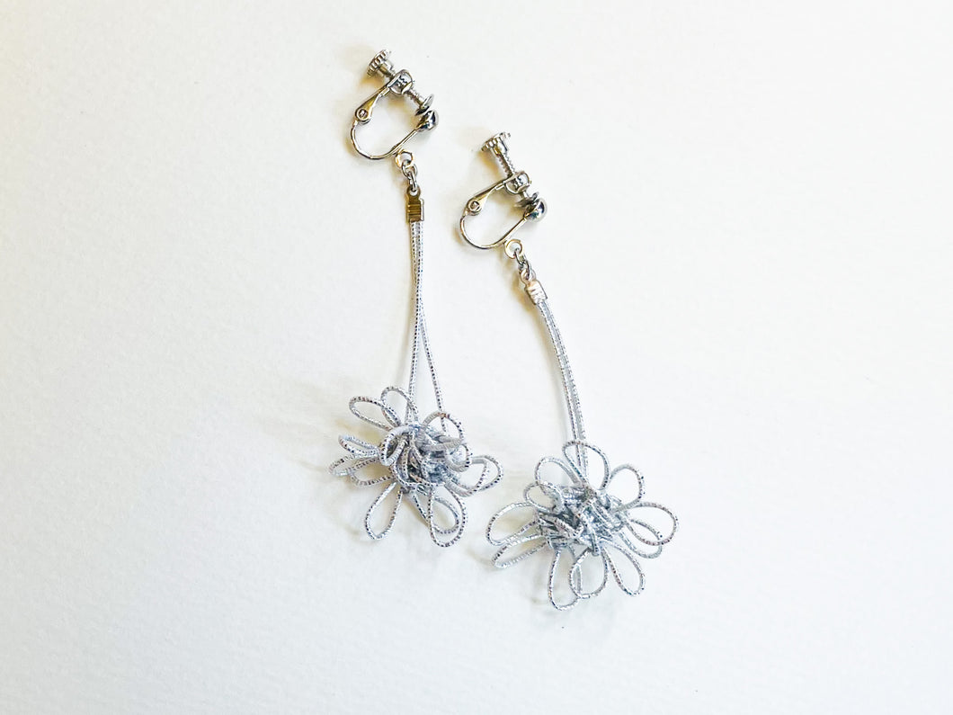 earrings hanging flower_101-104｜ハンギングフラワーピアスイヤリング｜TOKYO MIZUHIKI Original