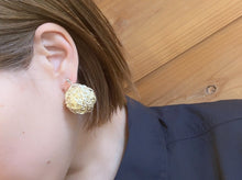 將圖片載入圖庫檢視器 earrings torinosu bird&#39;s nest｜鳥の巣ピアスイヤリング｜TOKYO MIZUHIKI by Emi
